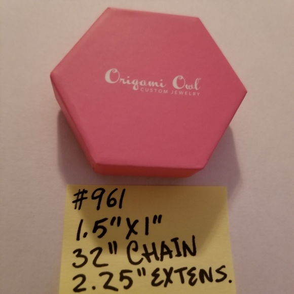 ✅#961 NIB Origami Owl Pendant Chain Eiffel Tower Cr - Picture 7 of 13